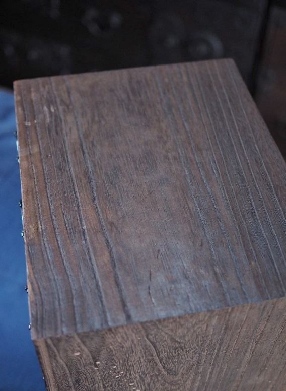 総桐造り昭和レトロ9杯小引き出し 昭和後期 古録展 送料無料 中古