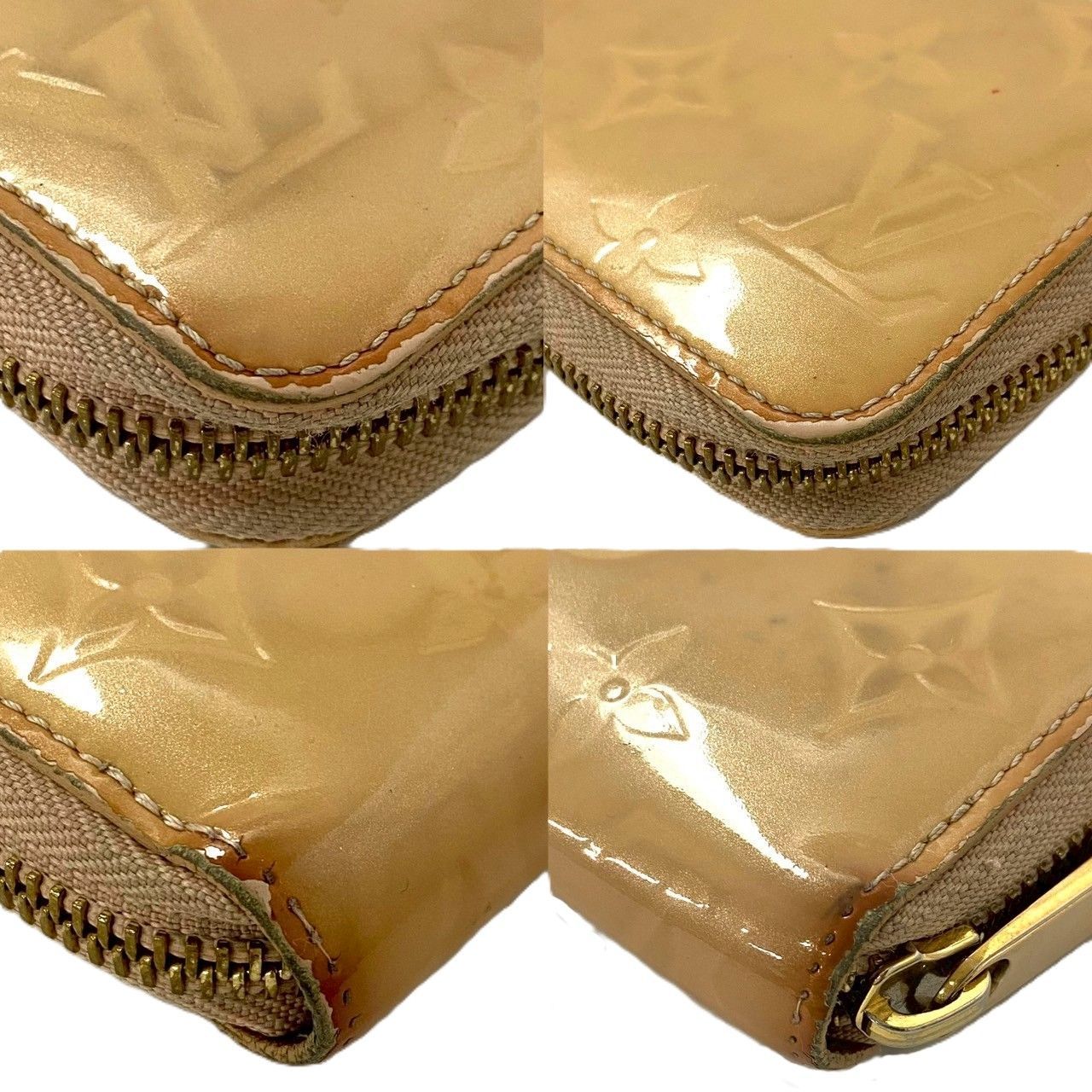 M【LOUIS VUITTON】ジッピーウォレット モノグラム ヴェルニ