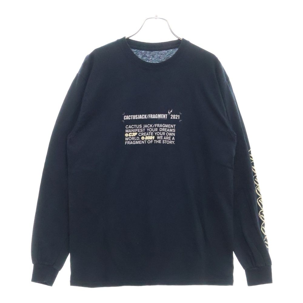 Cactus Jack (カクタスジャック) Travis Scott Fragment Logo L/S Tee 