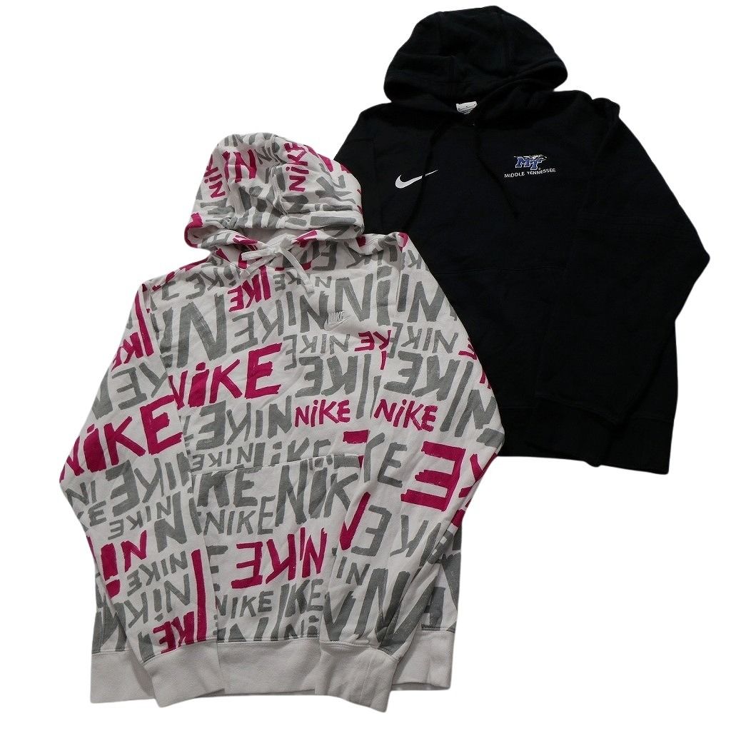 2025限定 BIGセール！ 古着卸 まとめ売り ナイキ NIKE スウェット 6枚セット メンズ M 総柄 デットストック ハーフジップ スウォッシュ 古着 NC0993 人気ブランドも見つかる!