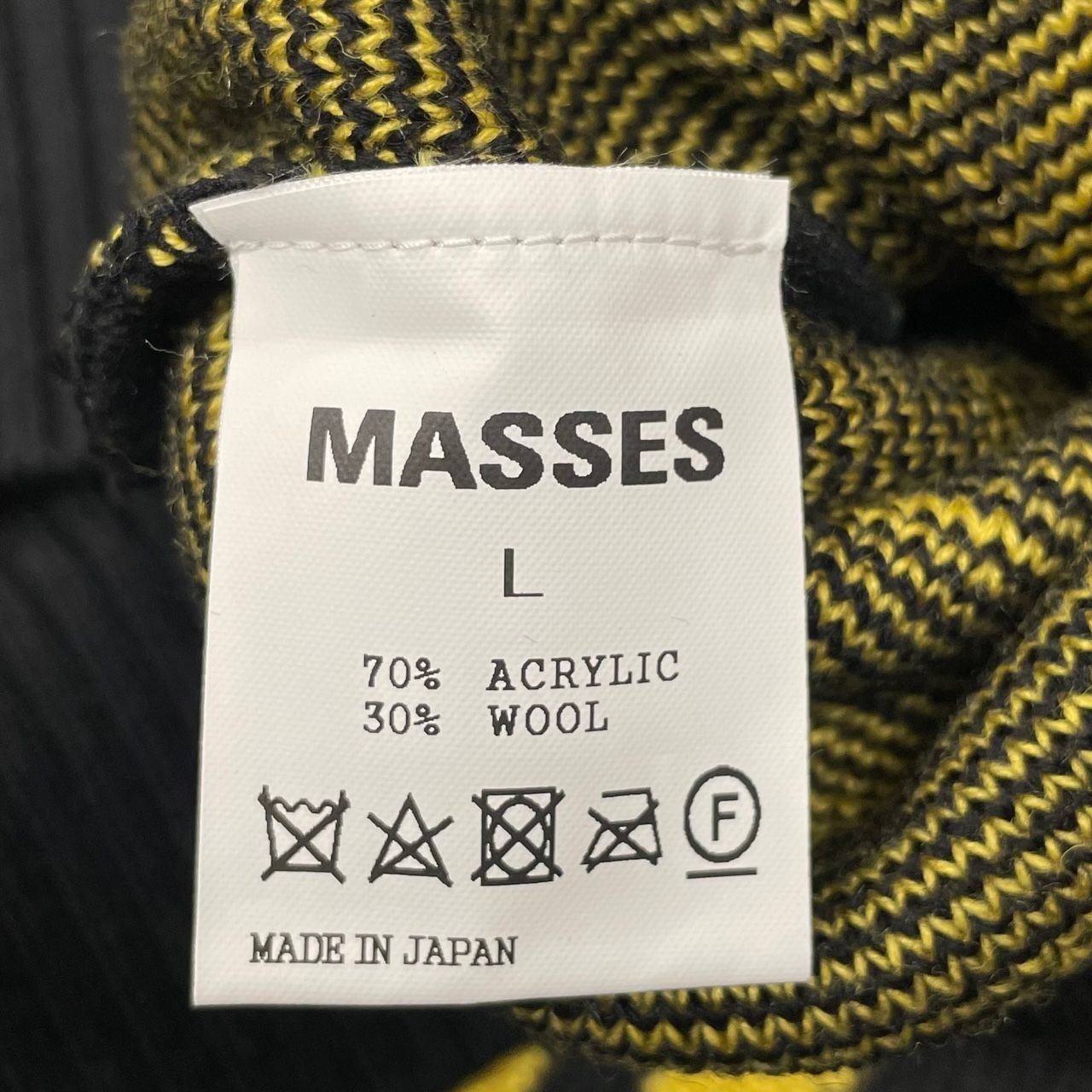 未使用 MASSES SWEATER TB ニット セーター タイガー マシス L