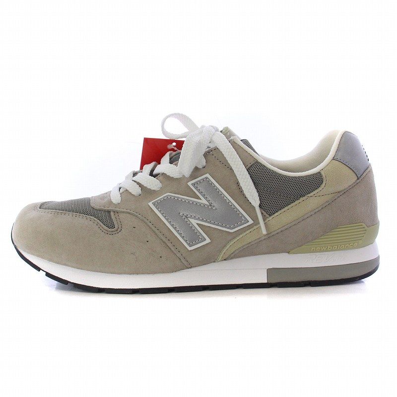 ニューバランス NEW BALANCE 996 スニーカー シューズ ローカット メッシュ スエード REVLITE レブライト SL-1 ロゴ  タグ付き US9.5 27.5cm グレー MRL996 /KW □GY17 - メルカリ