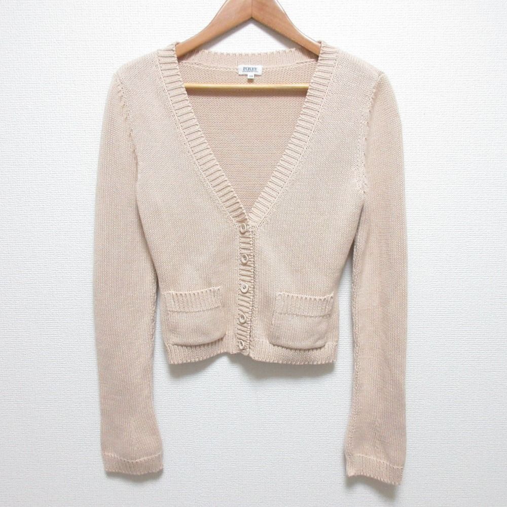 美品 FOXEY フォクシー コットンニット サマーカーディガン