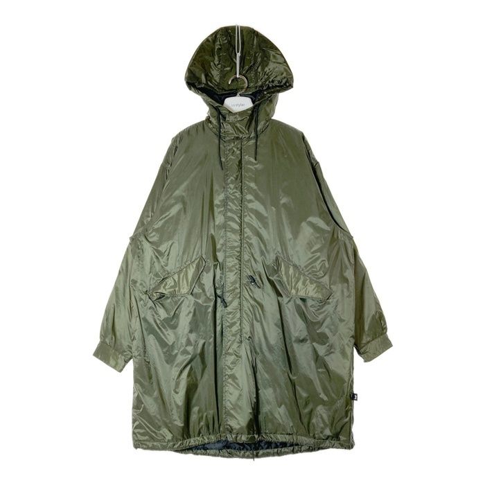 Stussy アウター Lサイズ オリーブ ☆STUSSY ステューシー ナイロン 中綿入り モッズコート