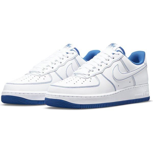 【10％割引クーポン配布】新品 NIKE ナイキ スニーカー ナイキ エア フォース 1 07 NIKE AIR FORCE 1 07 ホワイト/ホワイト/ロイヤルブルー CV1724-101 メンズ レディース 男女兼用 並行輸入品