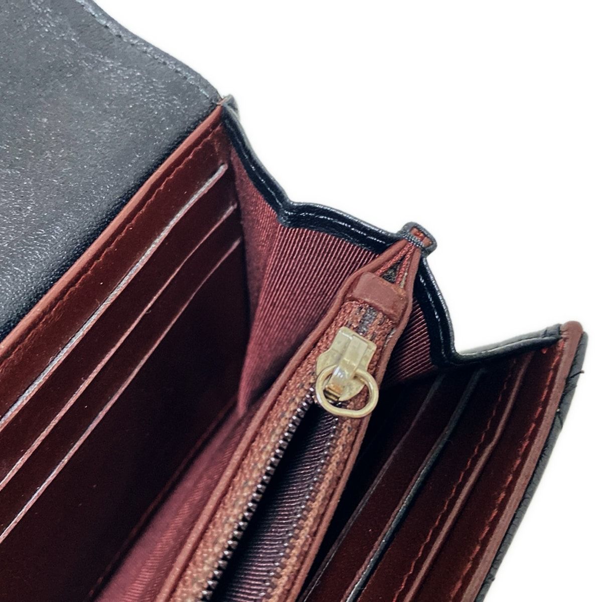 【529】シャネル マトラッセ カンボンライン ラムスキン 二つ折り 長財布 黒 CHANEL(シャネル) 長財布 マトラッセ 黒 シルバー金具