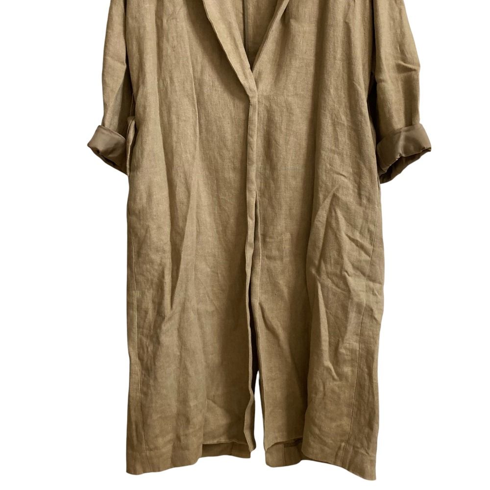 美品 Lisiere L'Appartement リネンコート F ロングコート 62b48289d9804a9c8bd713728c1170