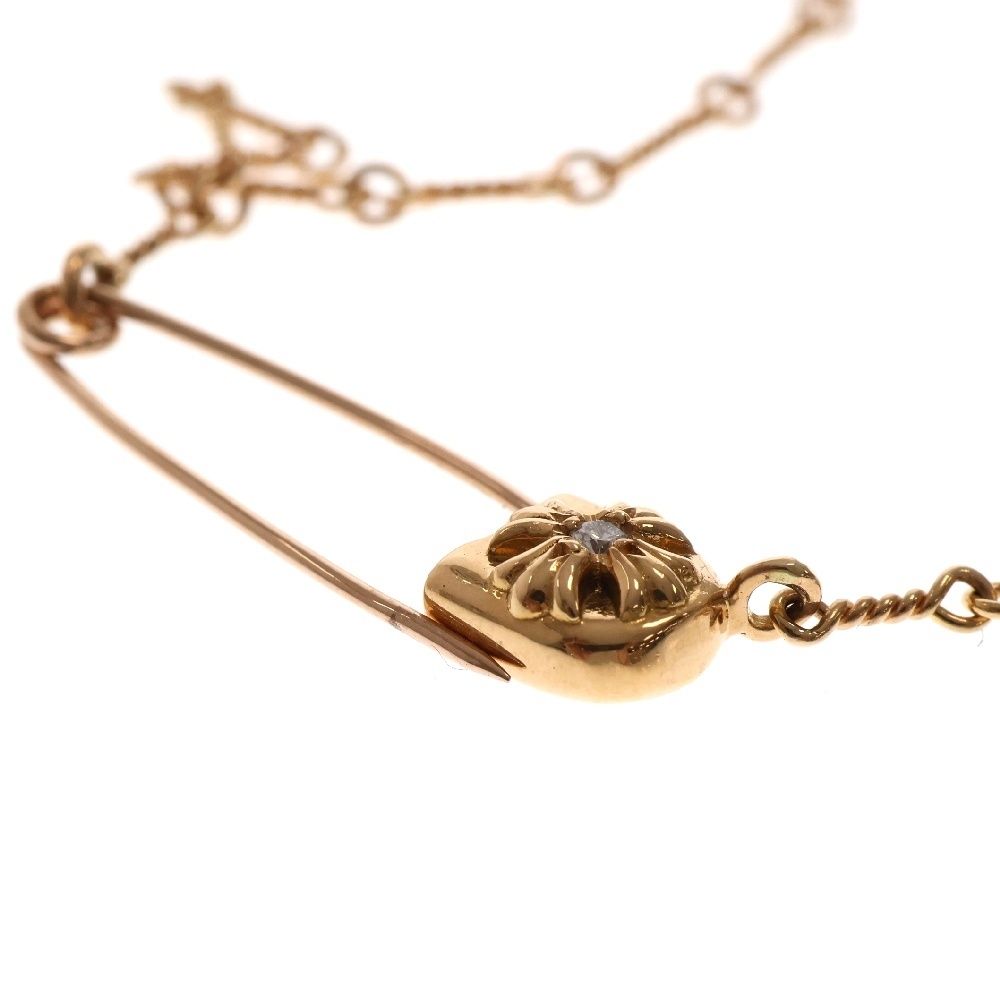 N*中様 【新品】クロムハーツ Safety Pin ネックレス ダイヤモンド CHROME HEARTS 銀座店 クロムハーツ 新品 セーフティピン
