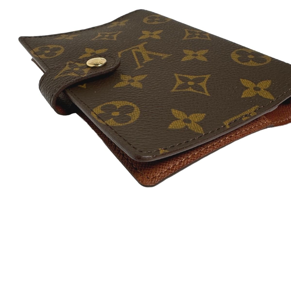 ルイヴィトン R20005 モノグラム 手帳ケース アジェンダPM 手帳カバー LOUIS VUITTON ブラウン