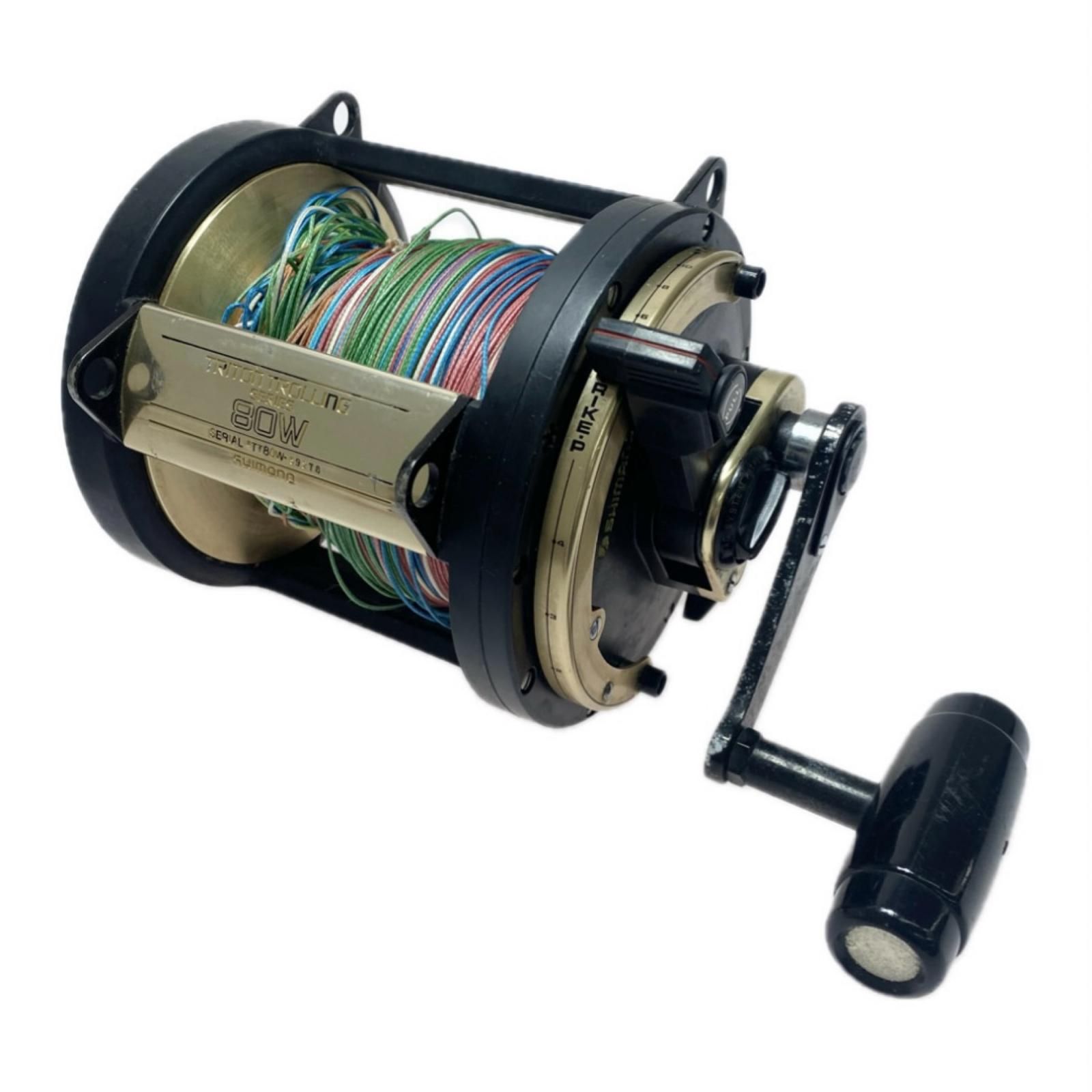 §§SHIMANO シマノ トライトン トローリング80W 両軸リール 程度C