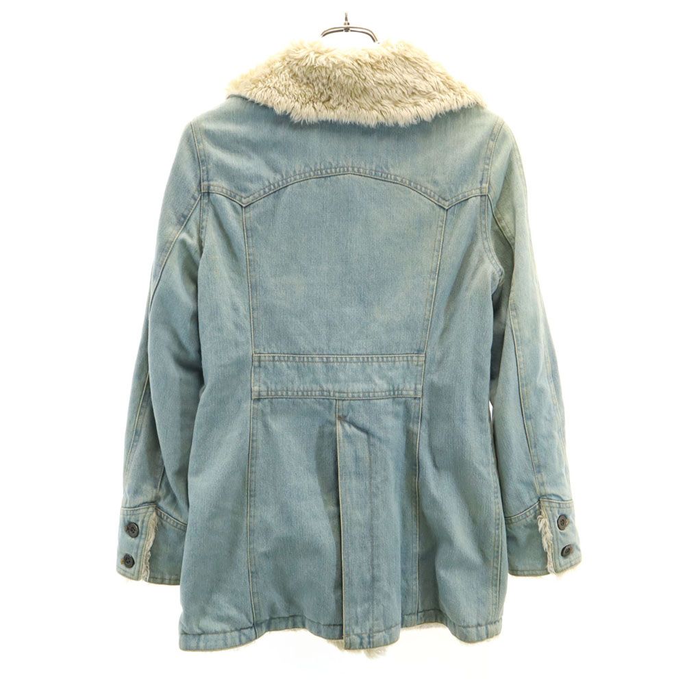 Hysterics デニムジャケット ボア付き HYSTERIC GLAMOUR（ヒステリックグラマー）の「HYSTERIC刺繍