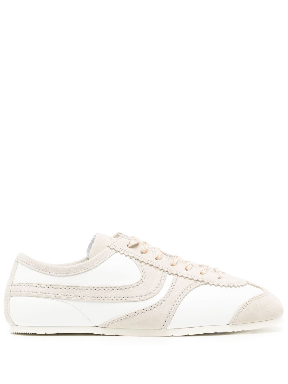 DRIES VAN NOTEN レザースニーカー グレー|ホワイト