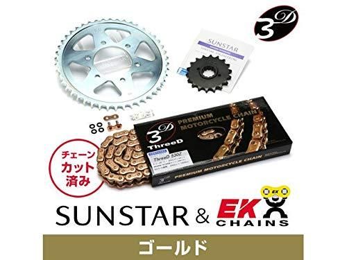 化粧品関係 サンスター チェーン＆スプロケット 3点セット ホンダ CRM250R SUNSTAR
