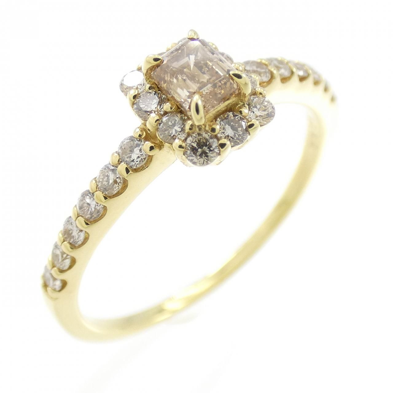 K18YG ダイヤモンド リング 0.55CT