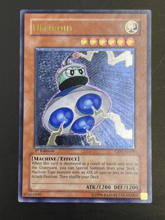 【遊戯王】旧アジア版 CRV 1th ユーフォロイド レリーフ 遊戯王】旧アジア版 CRV 1th ユーフォロイド レリーフ
