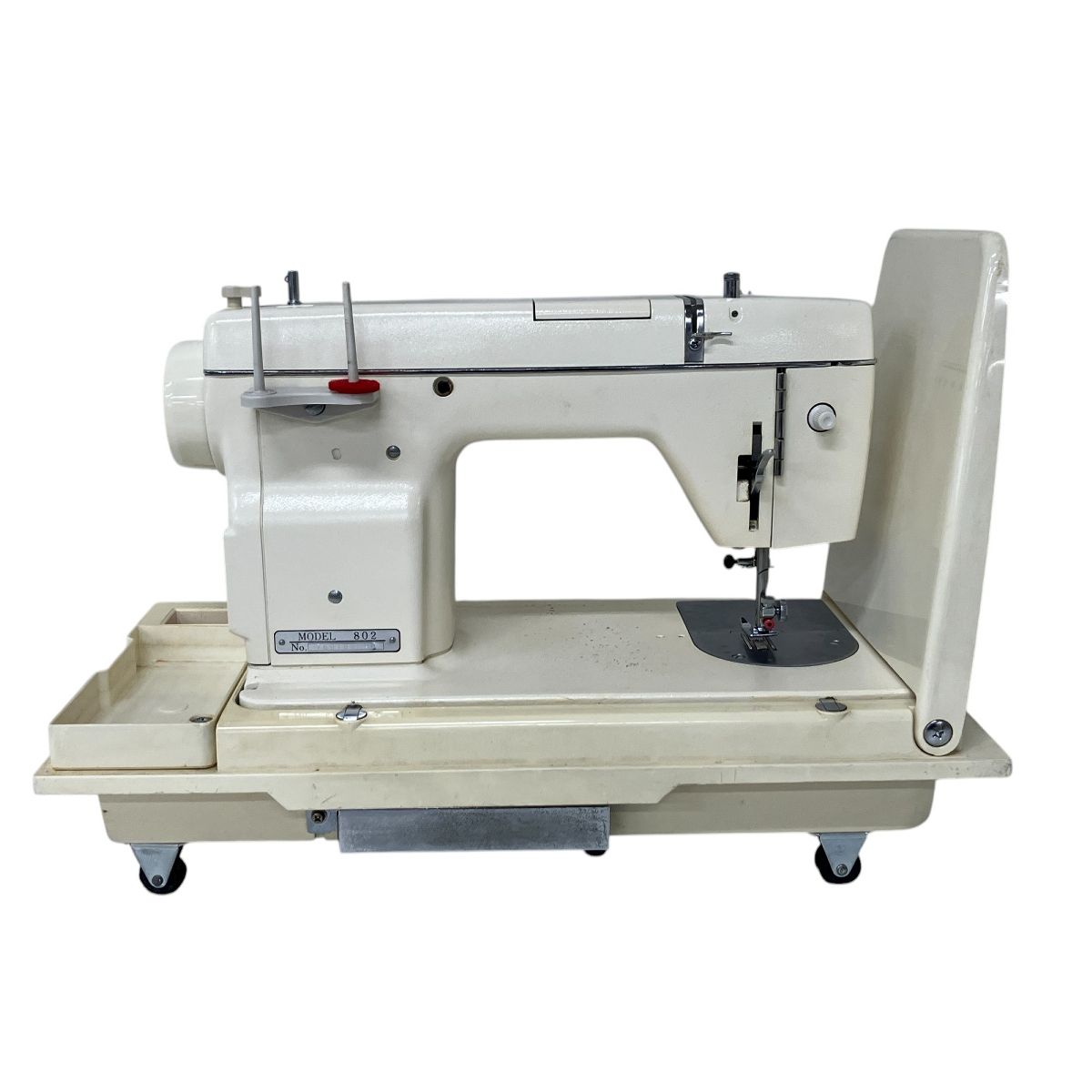 JANOME電動ミシン　802型 JANOME ジャノメ MODEL 802 トピア 電動ミシン 足踏み レトロ