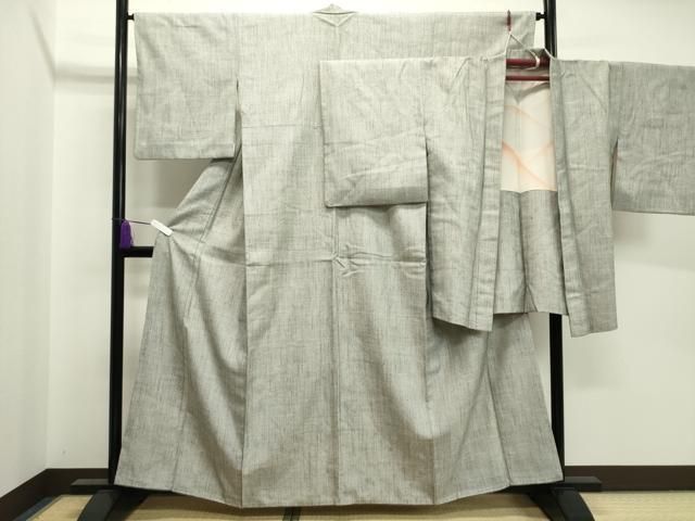 平和屋着物■上質な紬　舞飛翔　反端付き　逸品　未使用　BAAJ9497my 平和屋着物▽上質な紬 単衣 成り物 正絹 逸品 CAAQ8953vf 平和屋