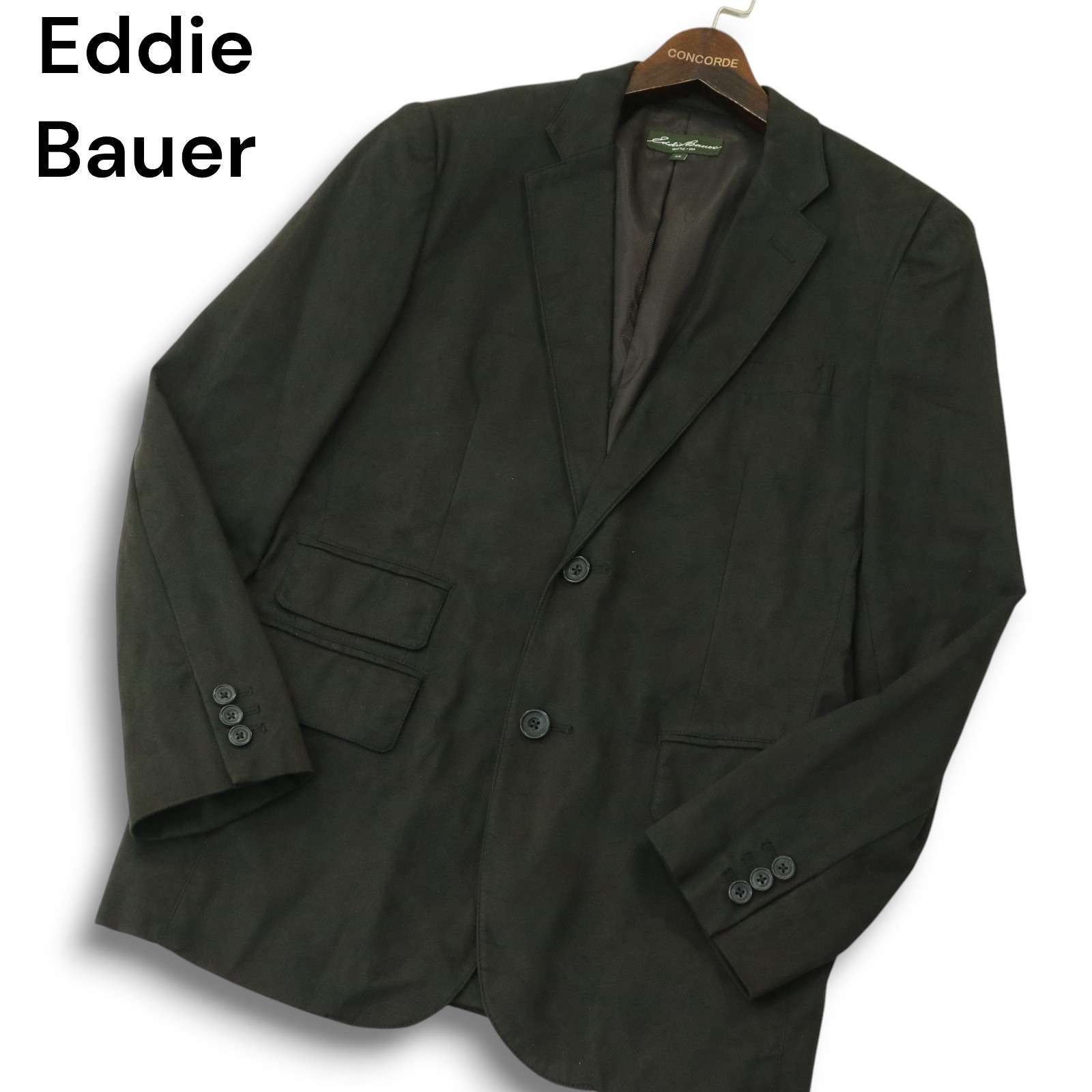 ツ*ル様 Eddie Bauer リネン テーラードジャケット 黒タグ Eddie Bauer エディーバウアー 秋冬 総裏 イタリア製生地