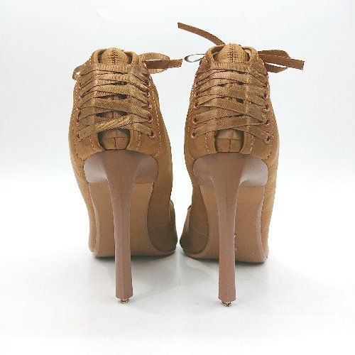 ◇ ⊇ YELLO イエロ レースアップデザイン ピンヒール サイズM