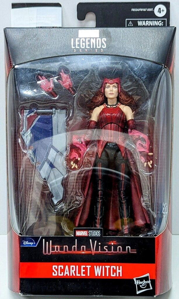 HASBRO CAPTAIN AMERICA / FLIGHT GEAR WANDA VISION SCARLET WITCH 6インチ