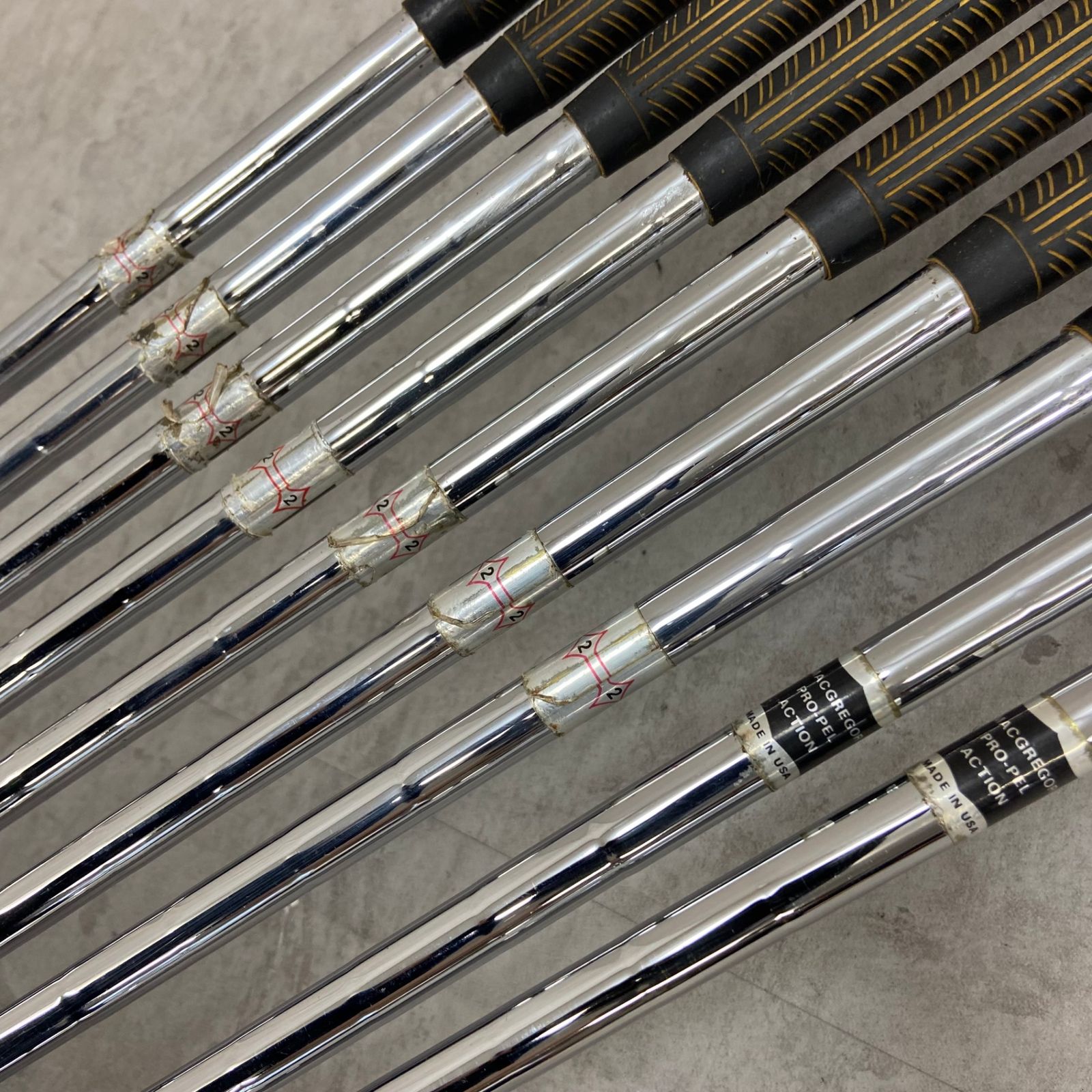 マグレガー ターニー R55 メンズゴルフ アイアン9本セット スチール 右