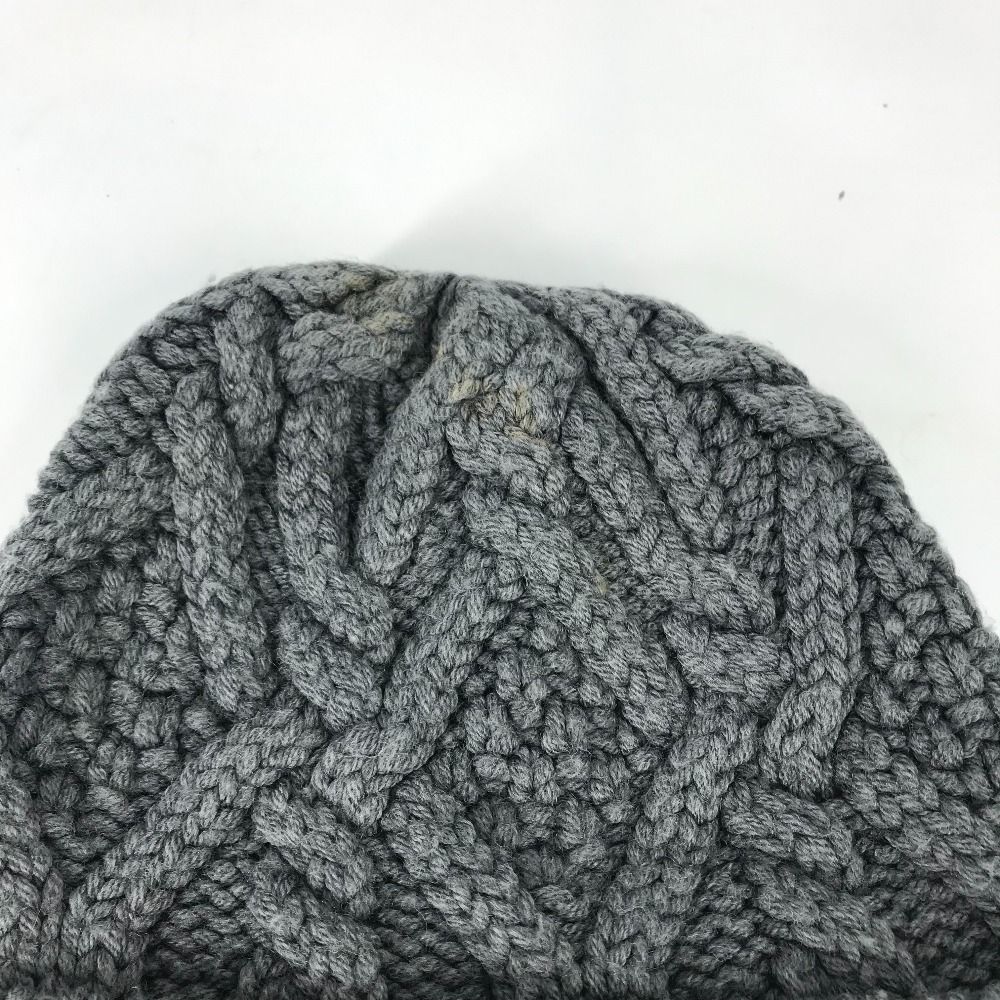 MONCLER モンクレール ニット帽 ワッペン ウール - メルカリ