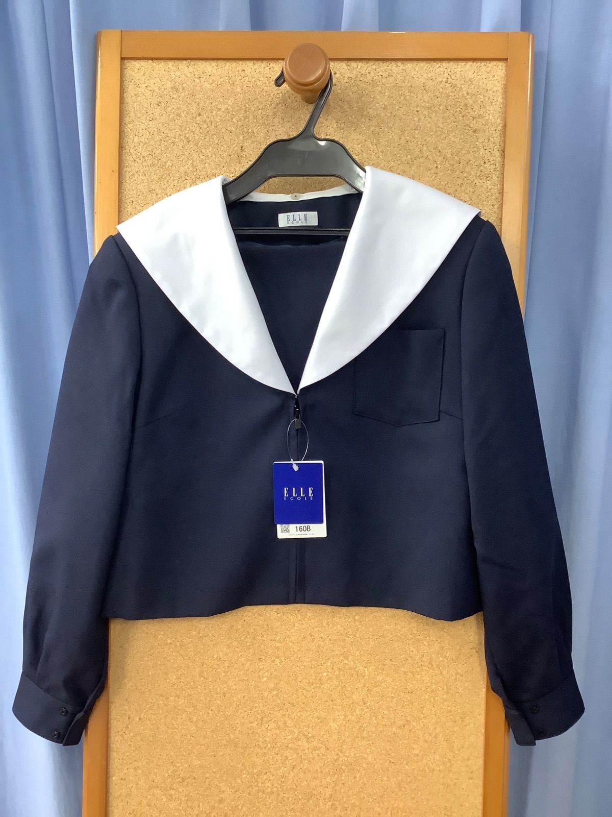 カンコー ELLEセーラー服 160B体 紺色 ♥ 前ファスナー