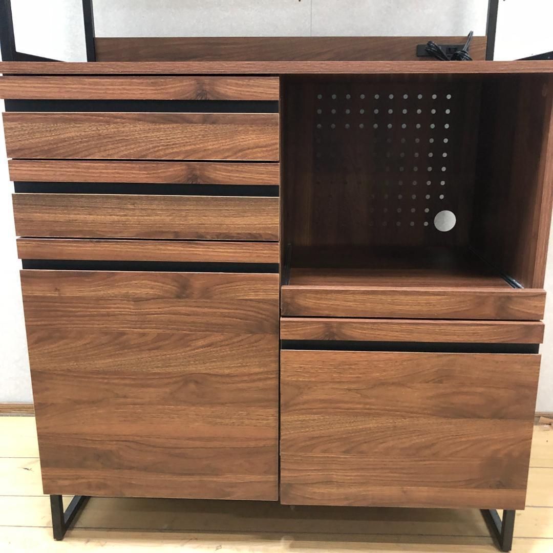 モカ Cloudear KCM-001 レンジボード キッチンボード 90幅