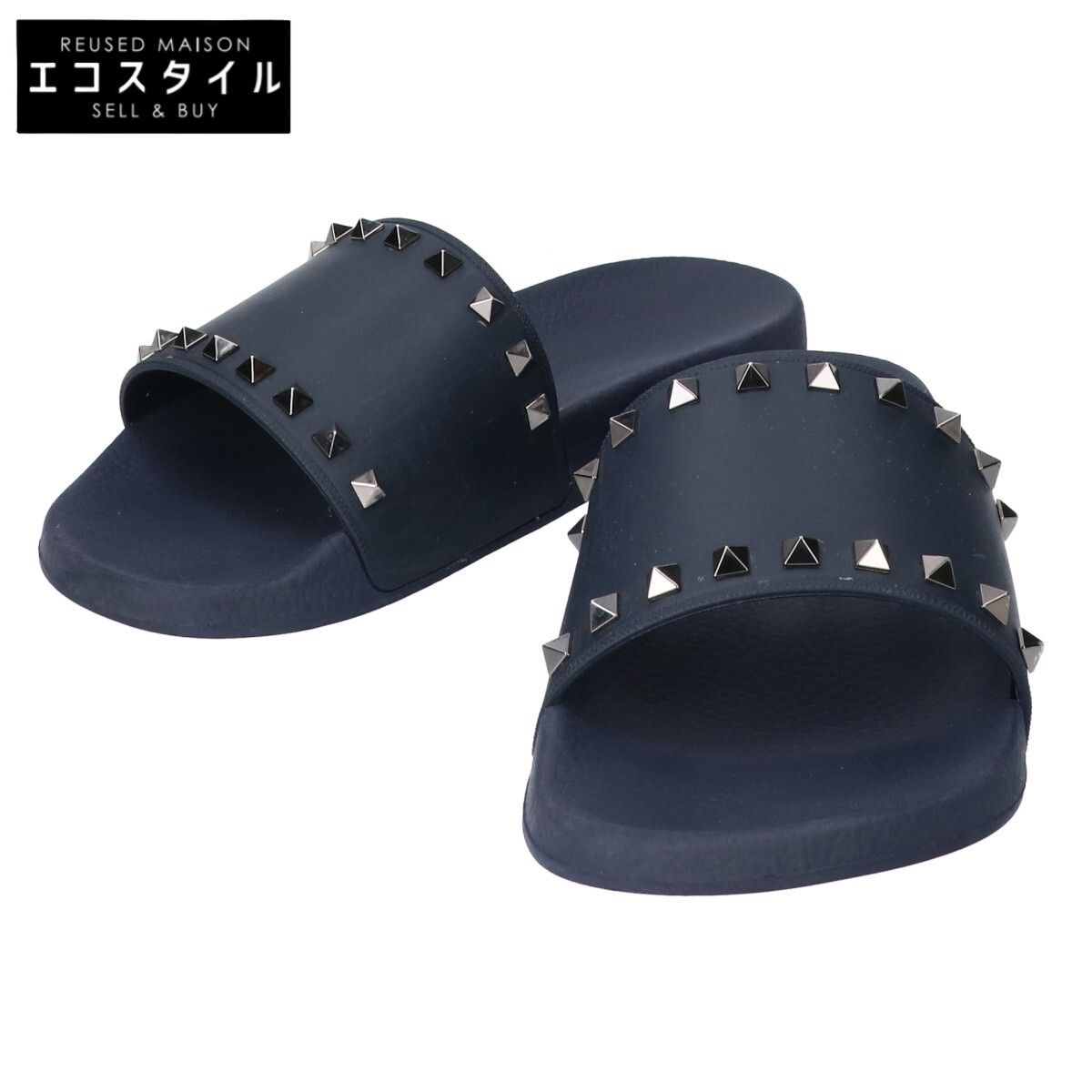 VALENTINO ヴァレンティノ HQ873 ロックスタッズ ラバー スライド 