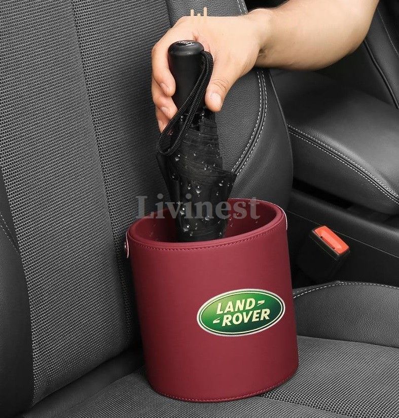 ランドローバー Land Rover エンブレム 車用収納ケース車用ゴミ箱 