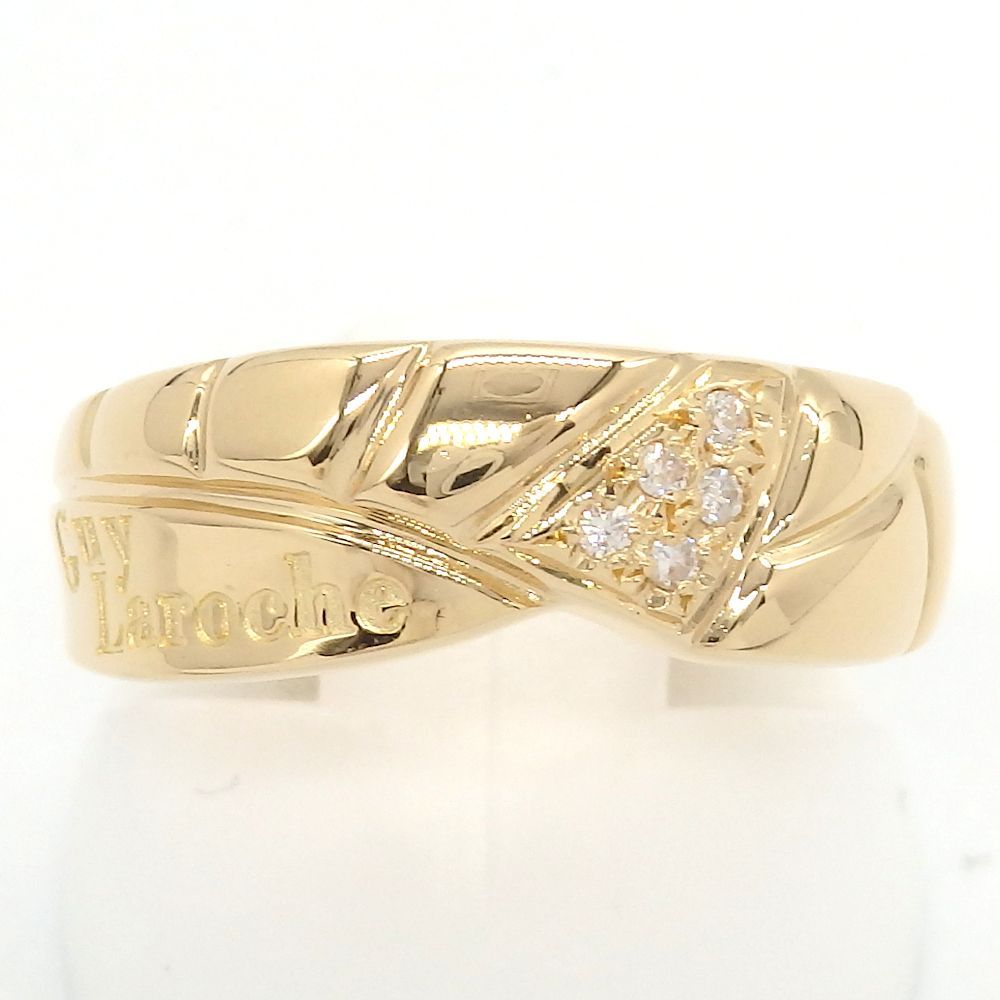 Guy Laroche】ギラロッシュ K18 ゴールド ダイヤモンド 0.04ct