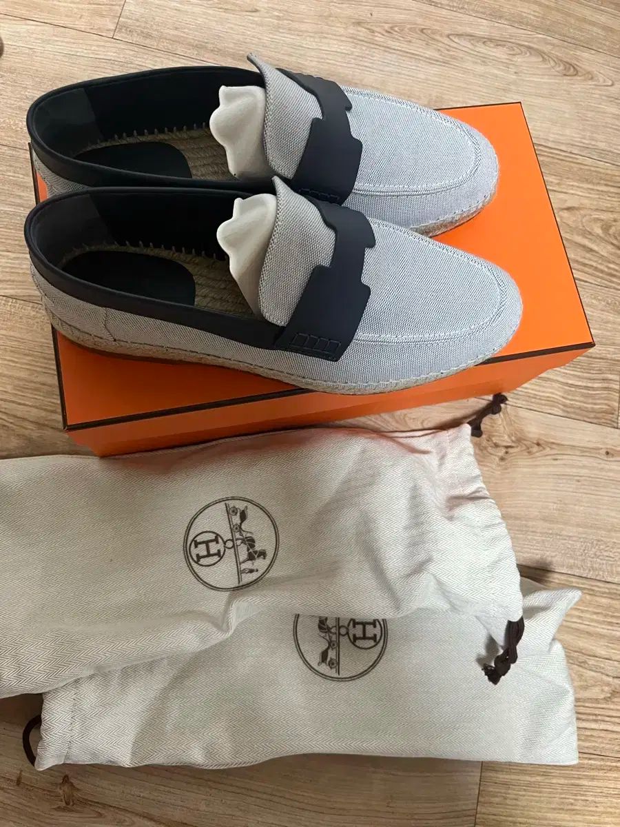 HERMES エルメス trip エスパドリーユ ブルー 41