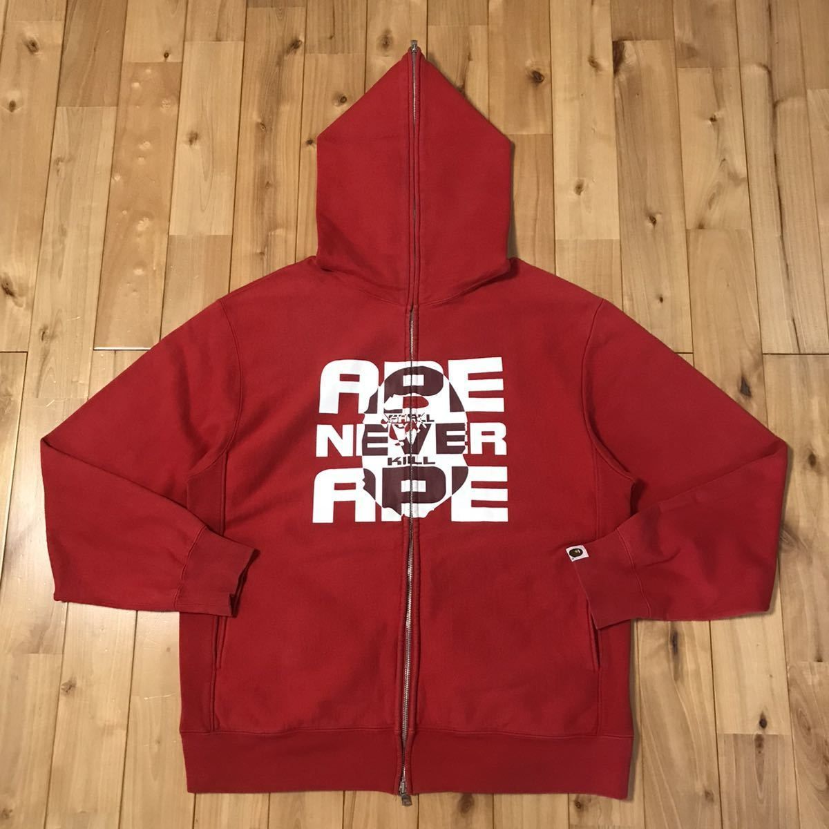 s*a様 激レア　エイプカウズパーカー ☆激レア☆ KAWS ASNKA bape head パーカー Lサイズ a bathing ape