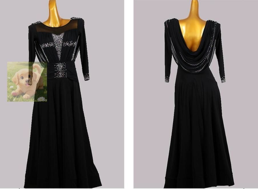 上質 レディース社交ダンス衣装