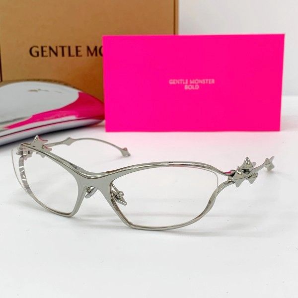 GENTLE MONSTER ジェントルモンスター YTT サングラス メガネ BOLD TITANIUM レディース 58□20-135 シルバー 服飾 DF16912