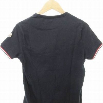 MONCLER ネイビー スリムフィット Tシャツ モンクレール MONCLER 美品 スリムフィット 半袖 Tシャツ