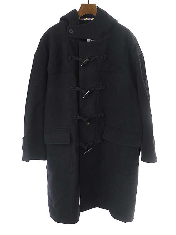 is-ness イズネス 21AW DUFFLE COAT ウールナイロンダッフルコート ブラック L - メルカリ