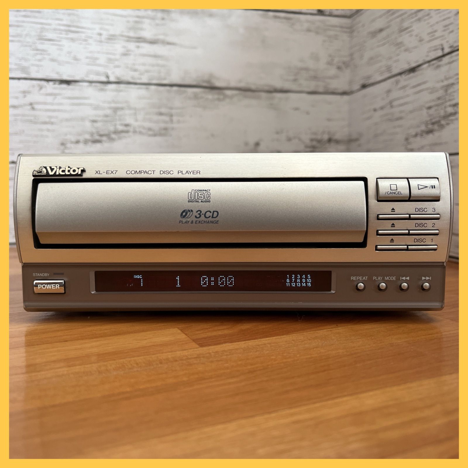 Victor　ディスクプレーヤー他　XM-EX7 RX-EX7S XL-EX7S Amazon | Victor ビクター JVC XL-EX7S 3枚CDチェンジャー CD