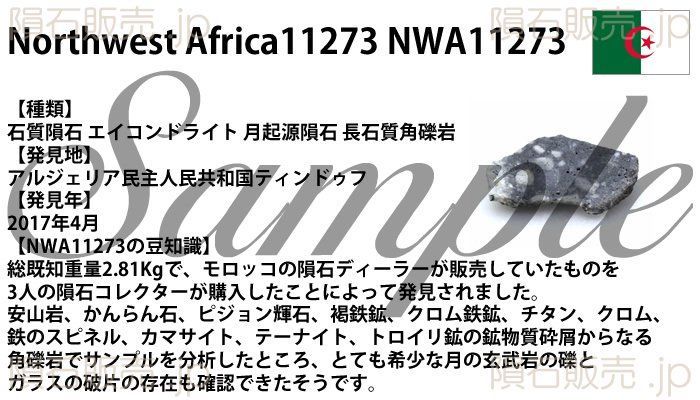 開運! ＊月の石＊ 月から来たＮＷＡ11273隕石 標本 | mdh.com.sa