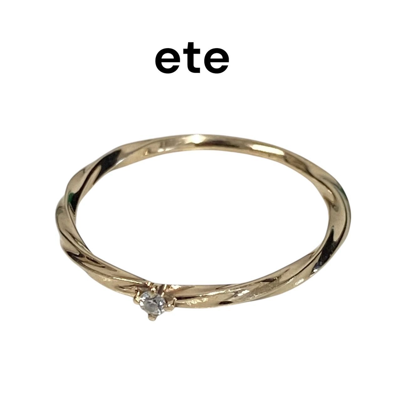 ete K10PG クレールカットリング #13 ete - ete K10 クレールカット