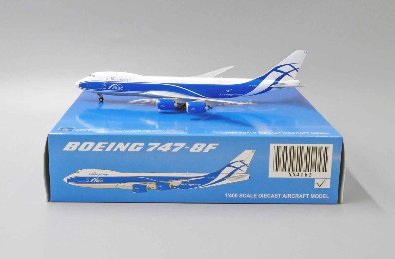 Jcwings エアブリッジカーゴ 747-8F VQ-BGZ 1|400
