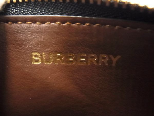 □新品同様□ BURBERRY バーバリー TBモノグラム PVC キーリング付き