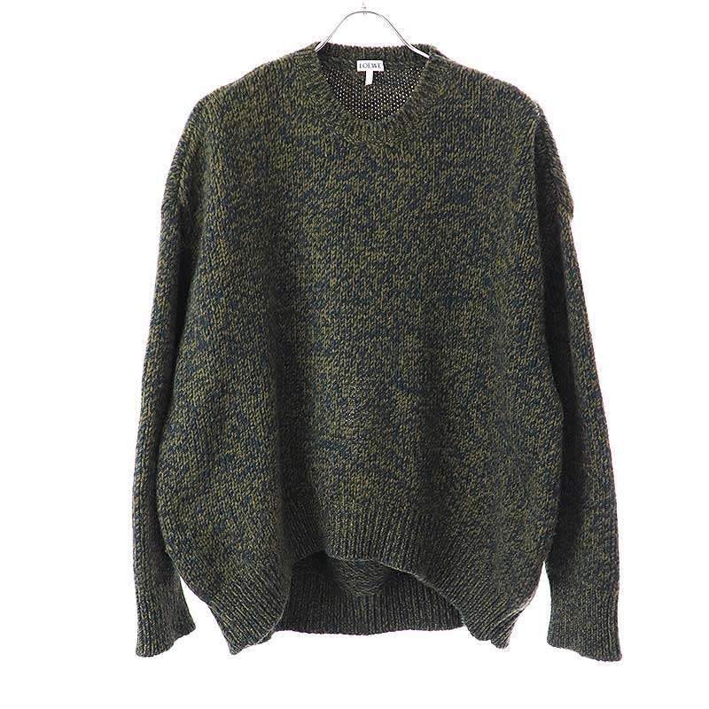 LOEWE ロエベ 23AW ウールトメランジ トロンプルイユ ニットセーター  
