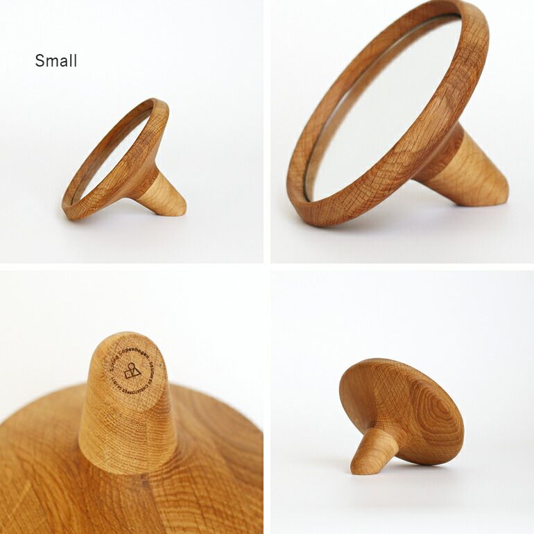 SPRING COPENHAGEN スプリングコペンハーゲン SATELLITE MIRROR Small 鏡 ミラー φ16cm 天然木 インテリア ディスプレイ デンマーク 北欧 贈り物 プレゼント ギフト