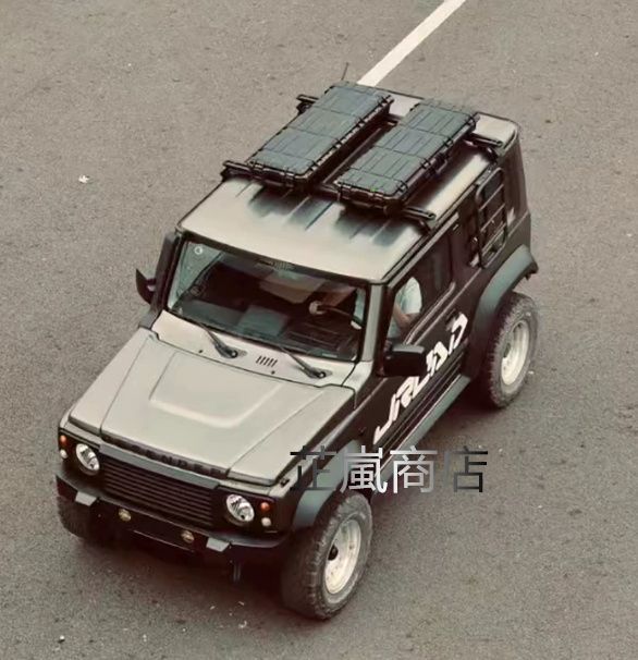 スズキ ジムニー JB74 3ドア アルミ製 ルーフレール クロスバー カスタムパーツ FFCRYSTALESIA_COM