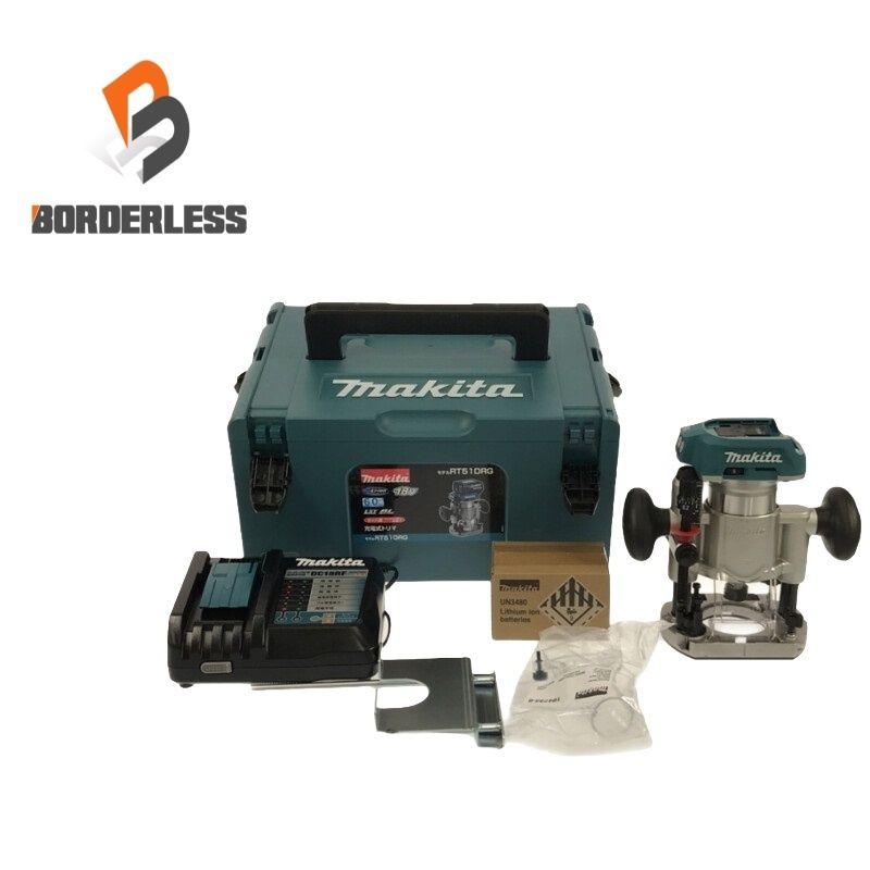 ♥品 makita マキタ 18V 充電式トリマー RT51DRG バッテリ1個 18V6.0Ah 充電器 ケース付 コードレス バッテリー式