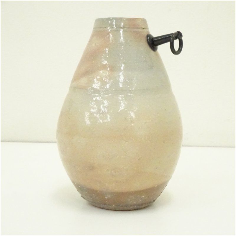 萩焼 十三代 田原陶兵衛造 掛花入（共箱） 花入れ 茶道 茶道具