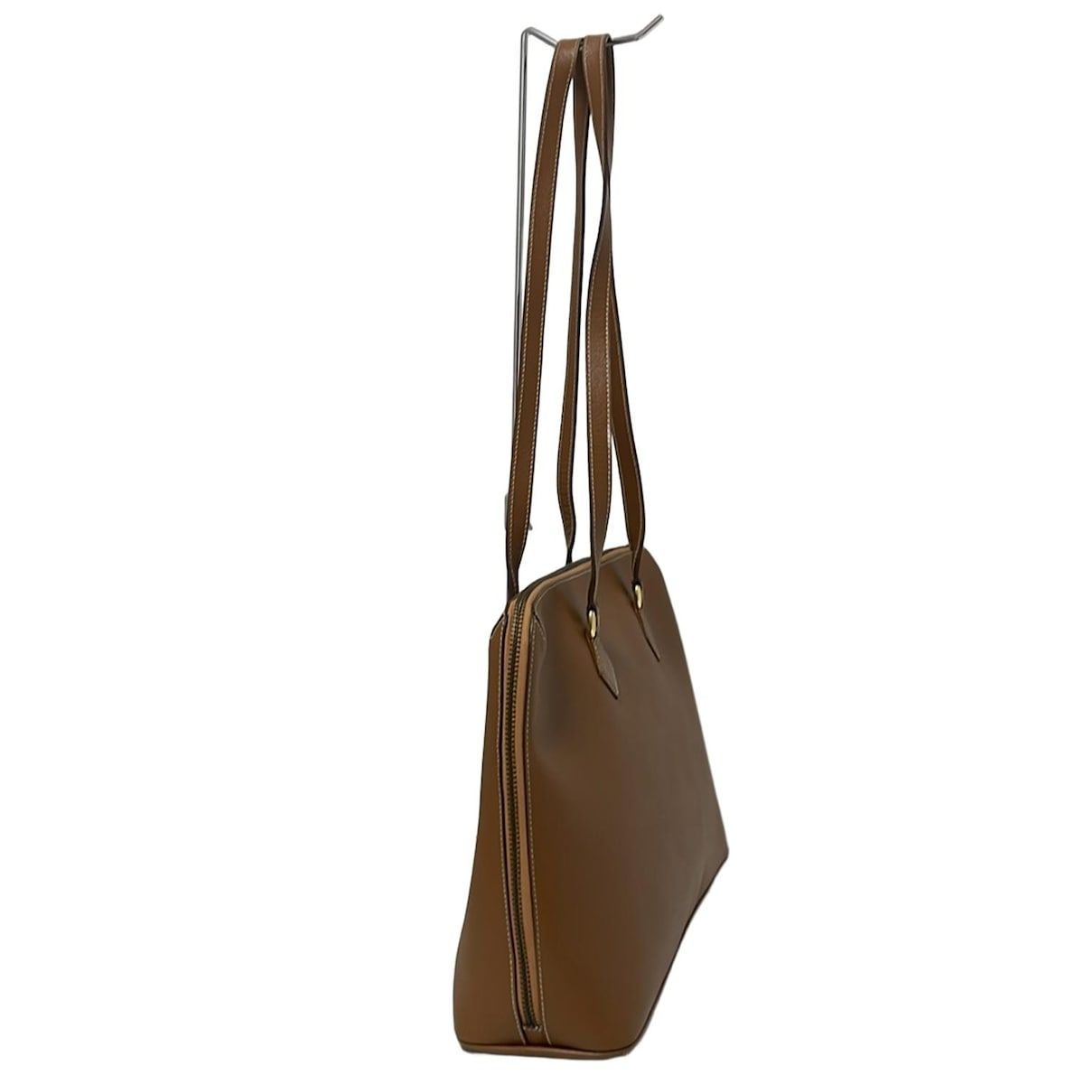 フォクシー　ブラウン　レザー　型押し　2wayバッグ FOXEY(フォクシー) ショルダーバッグ - ブラウン レザー - メルカリ