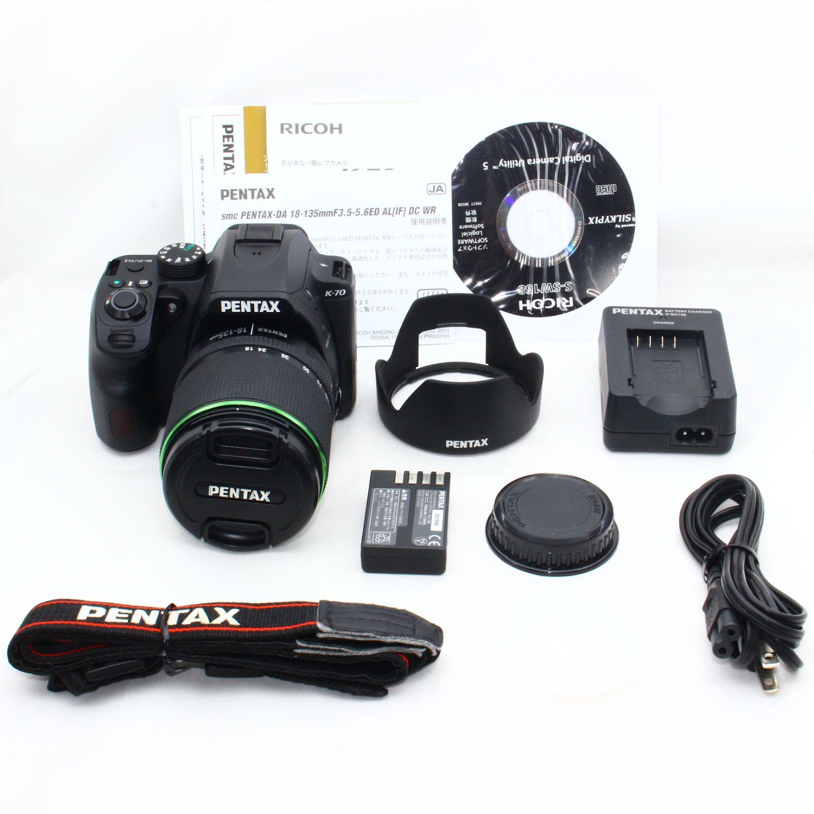 PENTAX K-70 18-135mmWRレンズキット ブラック - M&T Camera【中古保証