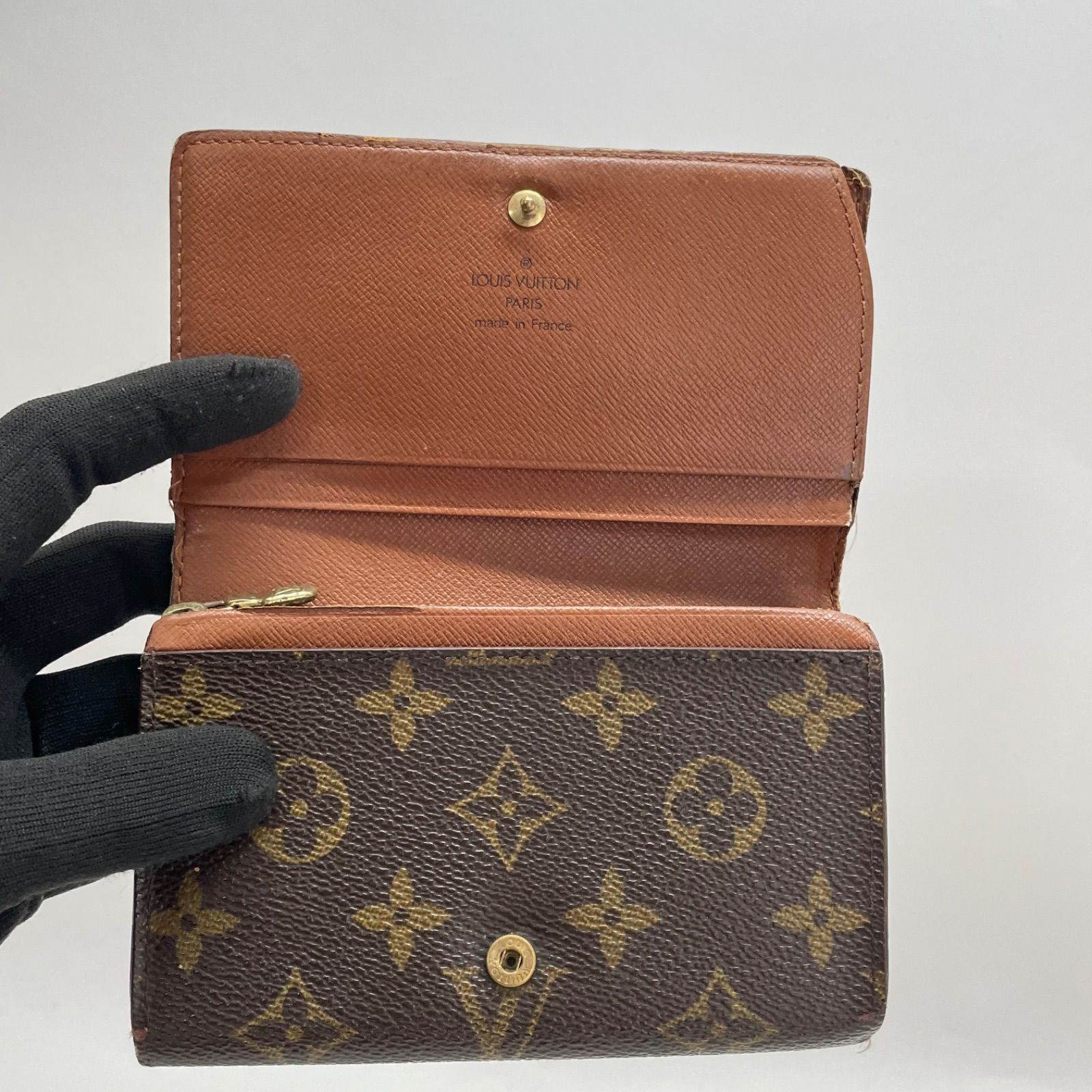 LOUIS VUITTON ルイヴィトン 【中古】 5ga0891-b-h】ルイヴィトン 財布 LV×TM ポルトフォイユルー